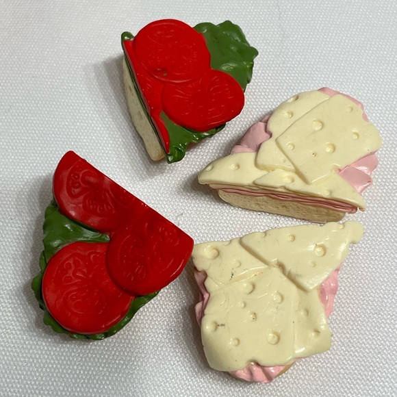 Vintage American Girl Picnic Lunch Food Set Hyper Realistic Sandwich Juice Boxes - Picture 5 of 5